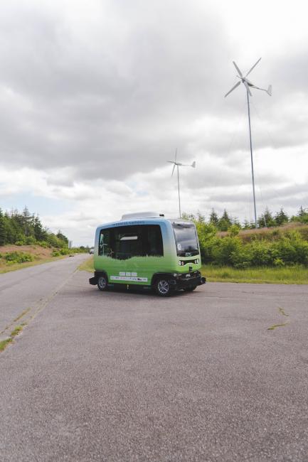 EZ10 on GreenTEC Campus powered with Wind Energy
