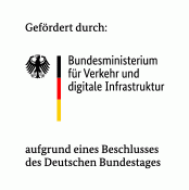 Gefördert durch das Bundesministerium für Verkehr und digitale Infrastruktur.